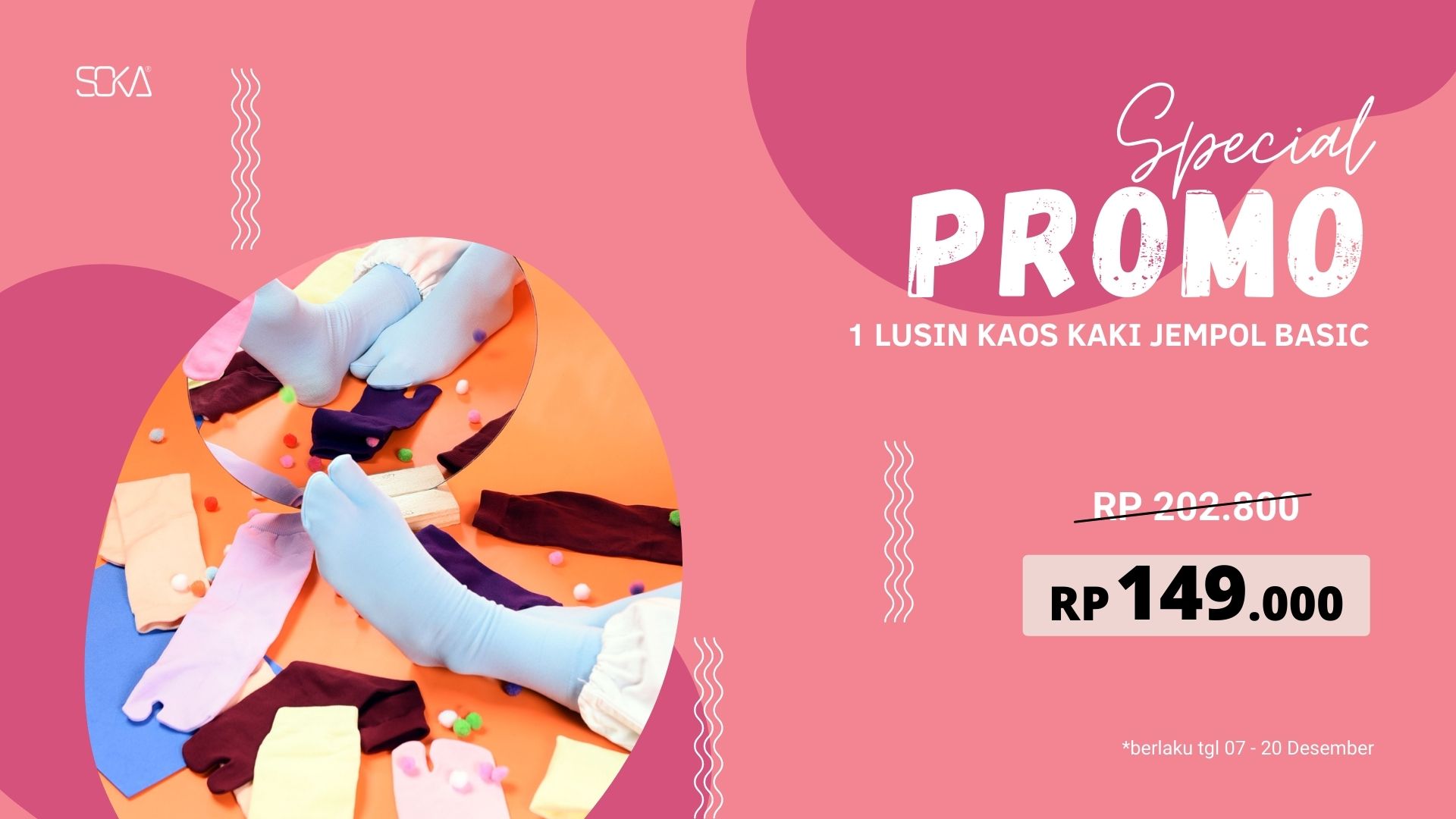 disc. 28% 1 lusin basic jempol